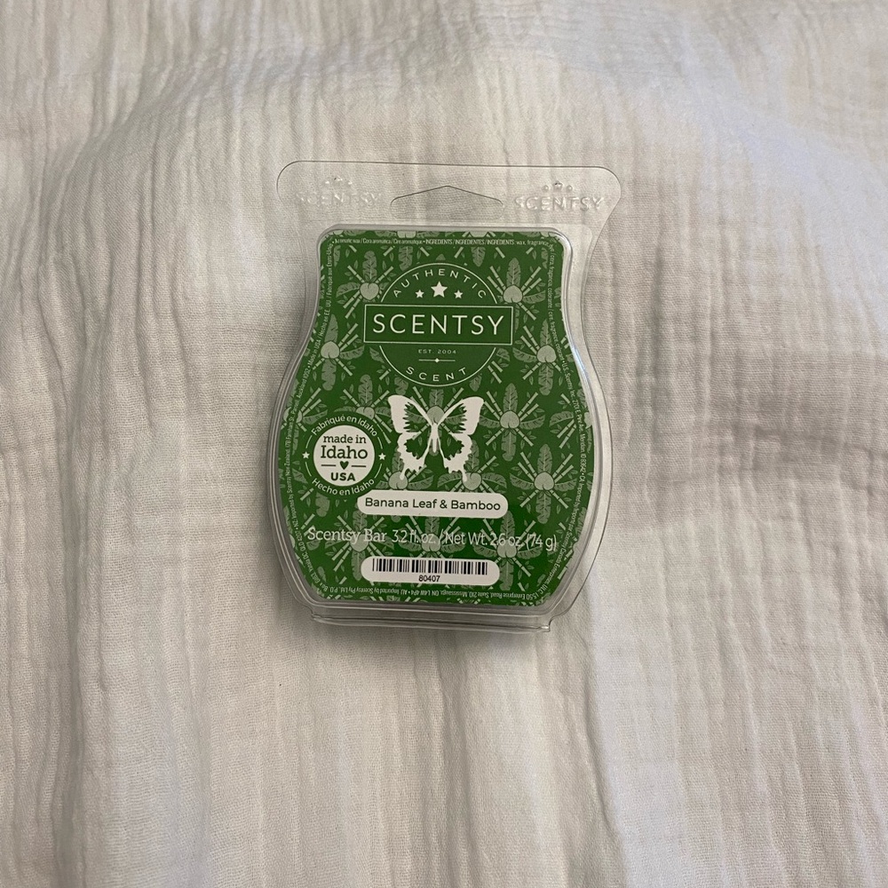Scentsy - Banana Leaf & Bamboo Wax Bar - BUNDLE TO SAVE